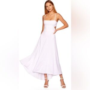 Susana Monaco White High Low Dress